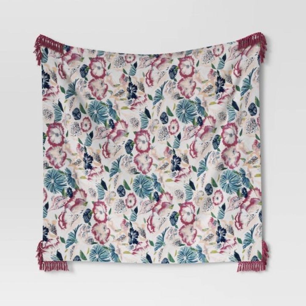 Hanging tapestry maroon/green